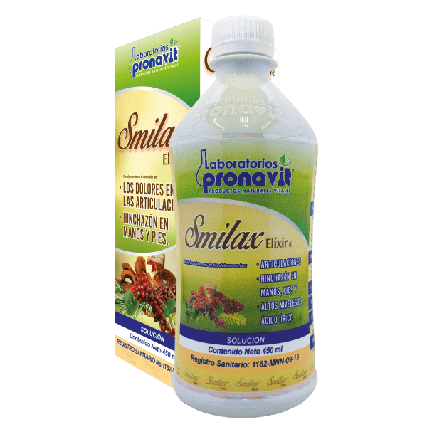 Smilax Elixir 450 Ml Pronavit Productos Naturales Vitales Del Ecuador