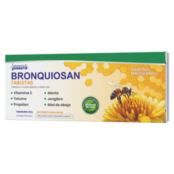 Bronquiosan Tabletas Alivia el dolor de garganta